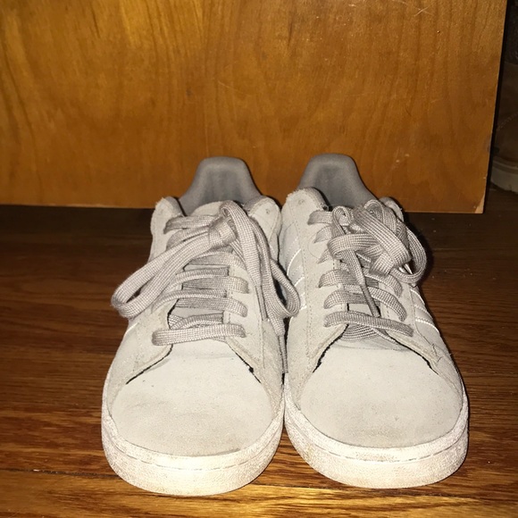 adidas superstar womens grey suede